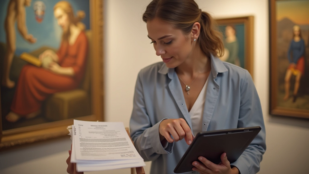 Evaluación y análisis de colección de arte